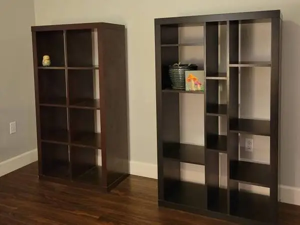 2 Great, Brown Bookshelves for Sale $75/$65 each or $125 for both
