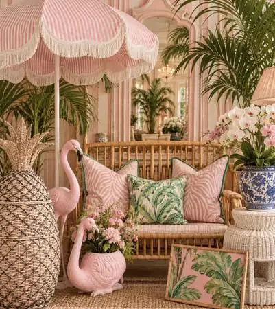 Grandmillennial Hollywood Regency Home Furnishings Warehouse Sale