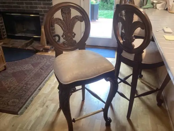 Bar stools (4) Pulaski foxcraft