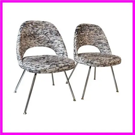 Eero Saarinen Executive Chairs, Pair