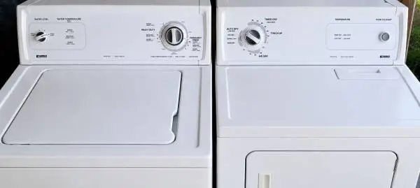 ▶----------White Kenmore Washer & Electric Dryer Set----------