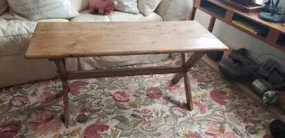 Pine Sawbuck Table