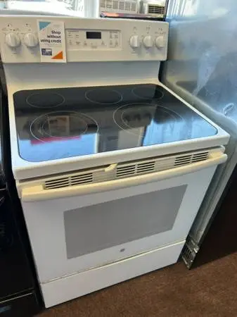 GE Electric Stove Glass Top
