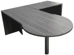 *8 Colors New in Box 6x6 L Shaped Bullet Top Desk Shell
