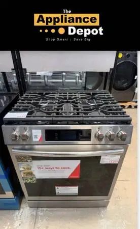 New Frigidaire Gas Slide-in Range