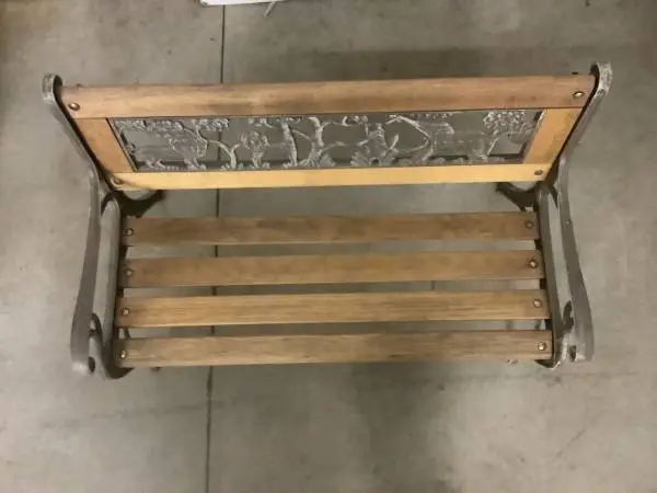 Kids garden bench