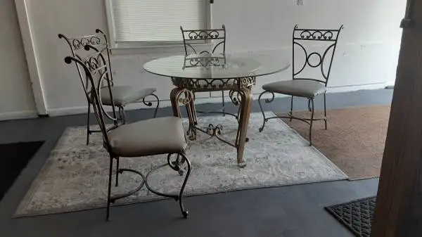 Wrought Iron Dining Table