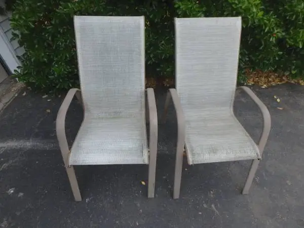 Metal Outdoor Metal Lawn / Patio Chairs – Pair; Delivery Possible