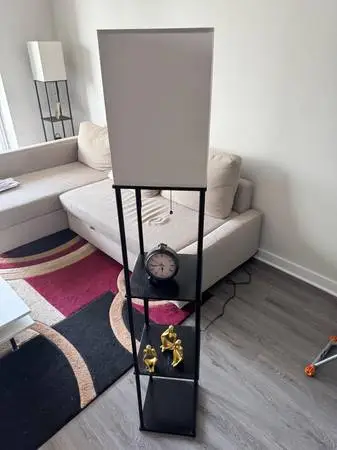 Lamp Shelf with Adjustable Light Settings