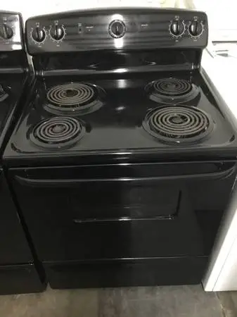 General Electric like new coiltop range
