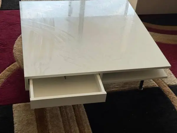 IKEA Coffee Table with Hidden Storage Drawer