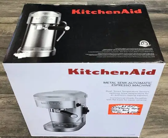 KitchenAid Metal Semi-Automatic Espresso Machine Brand New