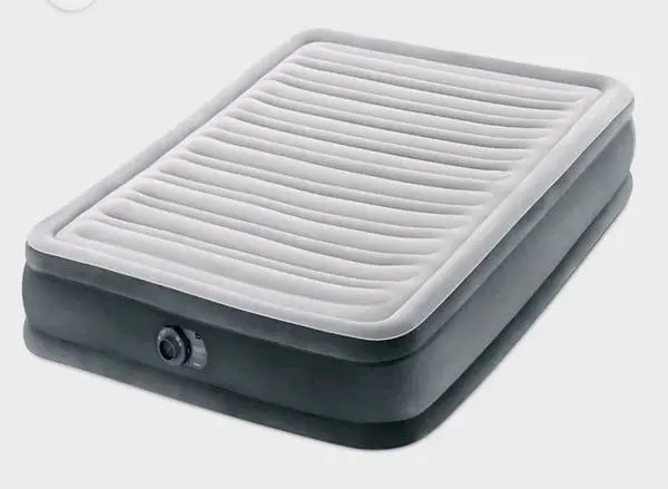 NEW FULL SIZE INTEX COMFORT DELUXE DURA-BEAM PLUSH AIR MATTRESS BED