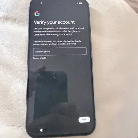 Pixel 10 xl Google account locked