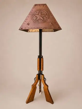 Vintage Faux Shotgun Floor Lamp