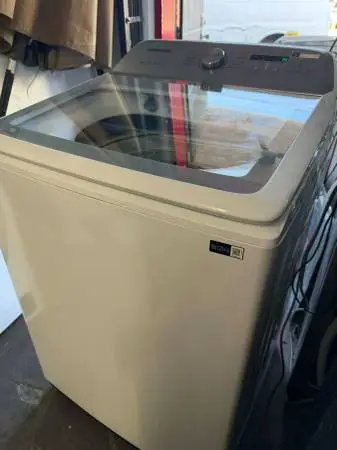 Samsung active water jet washer 5.5 cu ft top load jumbo size