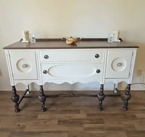 Antique Jacobean Sideboard Buffet
