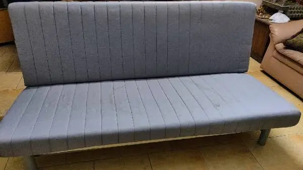 QUEEN SIZE FUTON SOFA BED FRAME WITH FIRM MATTRESS