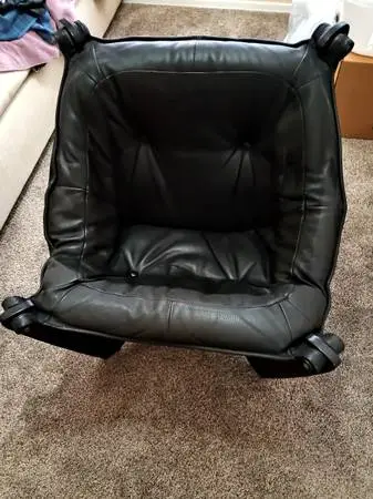 LUNA CHAIR and OTTOMAN by ODD KNUTSEN