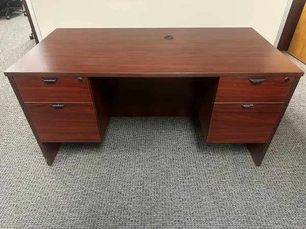 OFFICE DESK DOUBLE PEDAL DESK