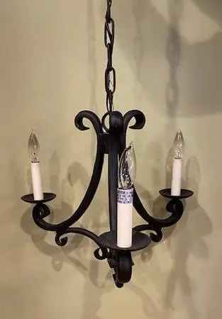 Hand-wrought Iron Chandelier