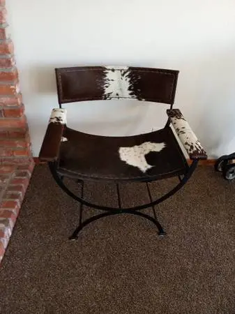 New Large Real Cowhide Chair