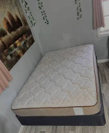 Full Mattress Boxspring and Bed Frame