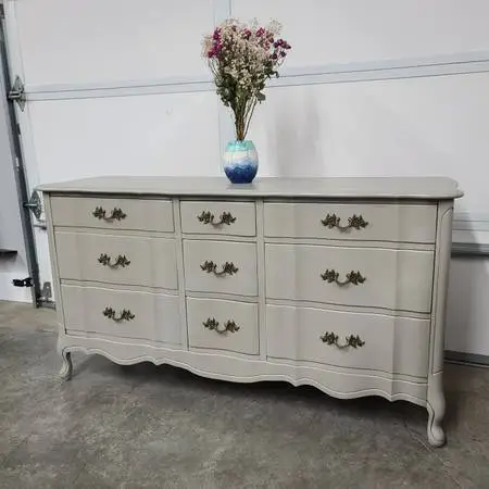 Vintage Harmony House Solid Wood Refinished Dresser