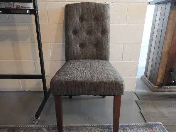 DHP Dorel Claudio Tufted Gray Accent Chair