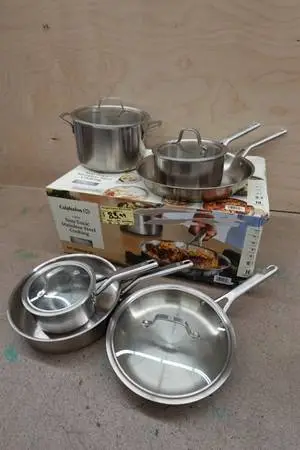 Calphalon Stainless Steel 10-Piece Cookware Set