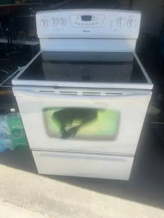 electric stove amana