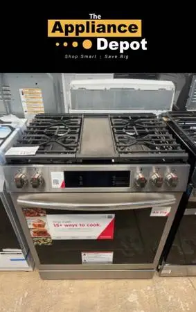 New Frigidaire Gas Slide-in Range #050