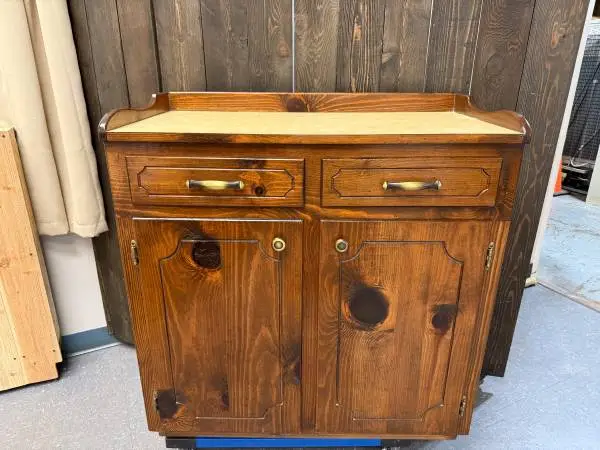 ♦♦ Custom Made Wood Microwave Stand Dry Sink Cabinet Changing Table ♦♦
