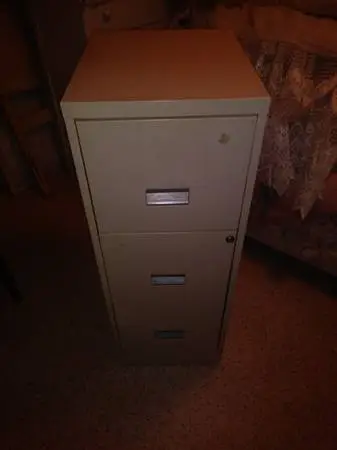 3 drawer file cabinet