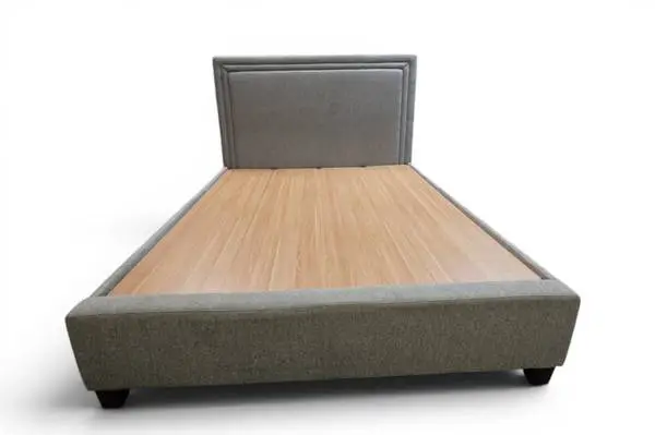 Queen Size Alice Upholstered Fabric Bed Frame w/ Headboard