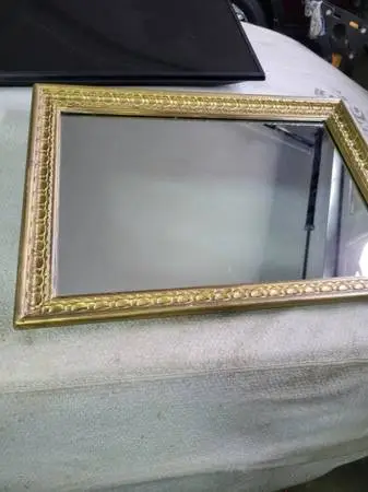 Nice old gold framed mirror