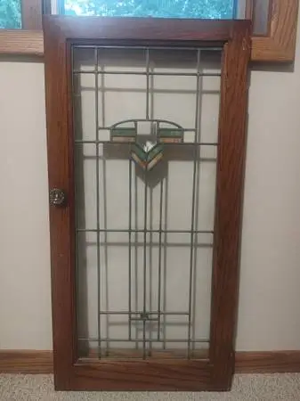 Vintage/Antique Stained Glass Leaded Window