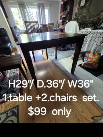 top quality dinning table set small size