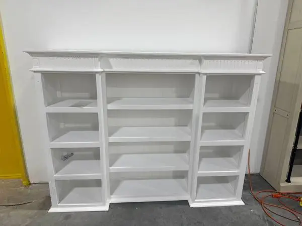 Novasolo Furniture Skansen White Solid Wood Frame Hutch Top Only