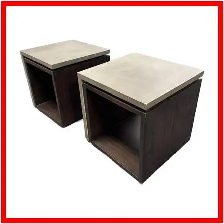 Four Hands Bina Freddie Side Tables, Pair