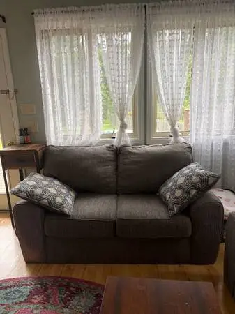 Love seat and sofa