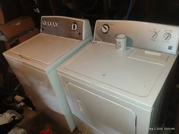 Kenmore washer and dryer