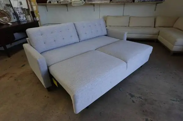 Convertible Sleeper Sofa Couch by Lillian August Ella – Gray