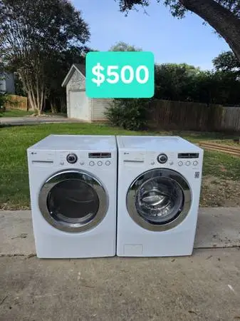 LG Washer And Electric Dryer