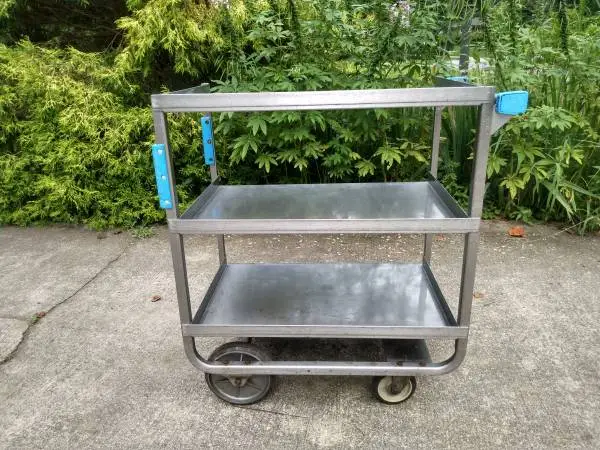 Lakeside Stainless Steel Cart Model 939 Tough Transport Cart