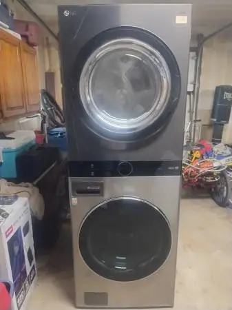 LG stackable washer and dryer
