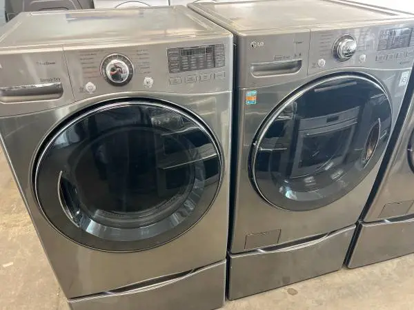 LG Grey Washer And Dryer combo, Warranty
