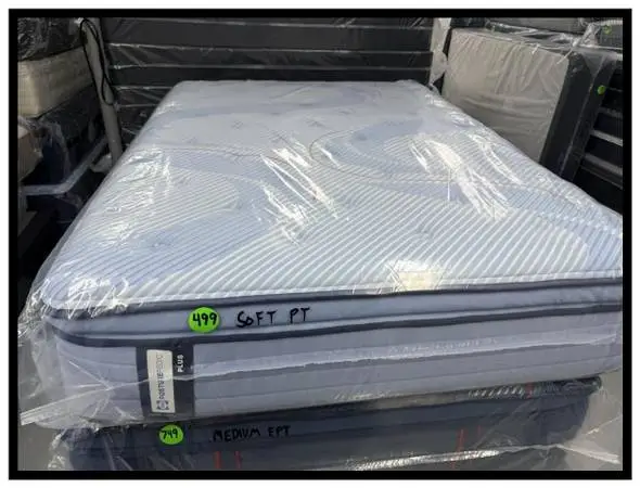 Full Size Sealy Posturepedic Pro Pillow Top Mattress & Box Bed Set