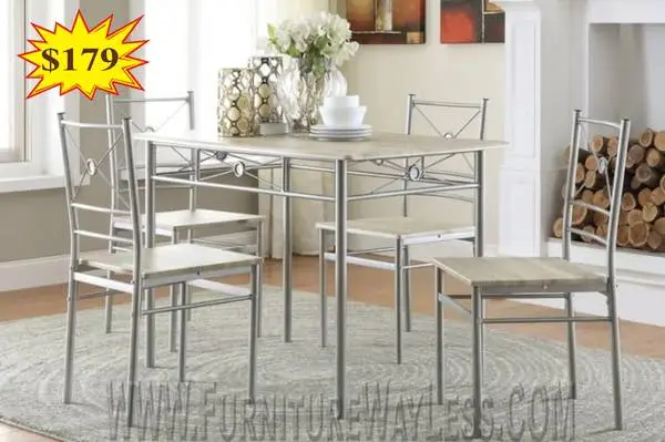 Coaster Rectangular Dining Set Gray/Taupe color 179!!!!