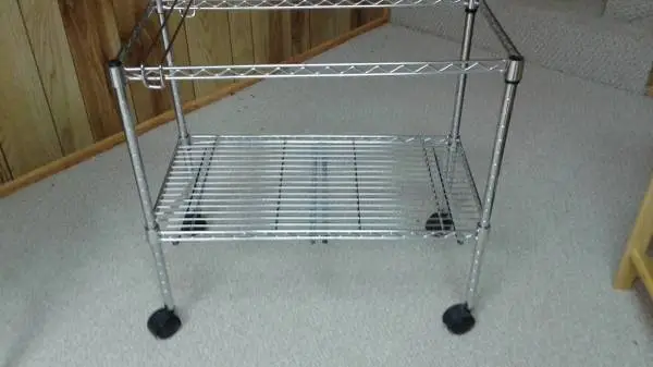 STEEL ROLLING  CART/SHELF